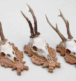 3 x REE GEWEI op bewerkt houten schild -  set E