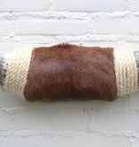 Texas style BULLBAR- 180 cm - afgewerkt met vel