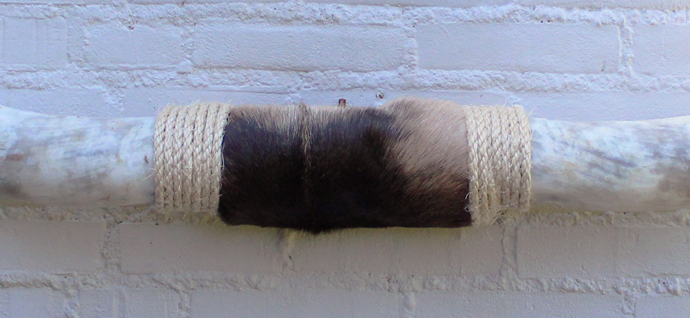 Texas style BULLBAR- 170 cm - afgewerkt met vel