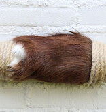 Texas style BULLBAR- 87 cm - afgewerkt met vel en sisaltouw