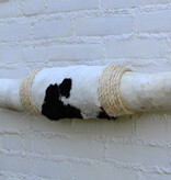 Texas style BULLBAR- 160  cm - afgewerkt met vel