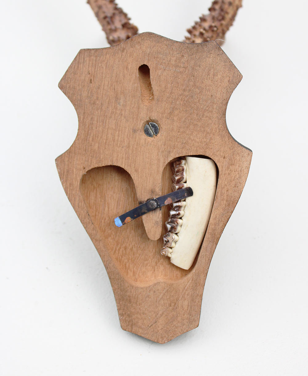 Mooi gepareld zesender REE GEWEI  - stanglengte 22 cm