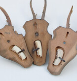 3 x  groot REE GEWEI op houten schild -  set C