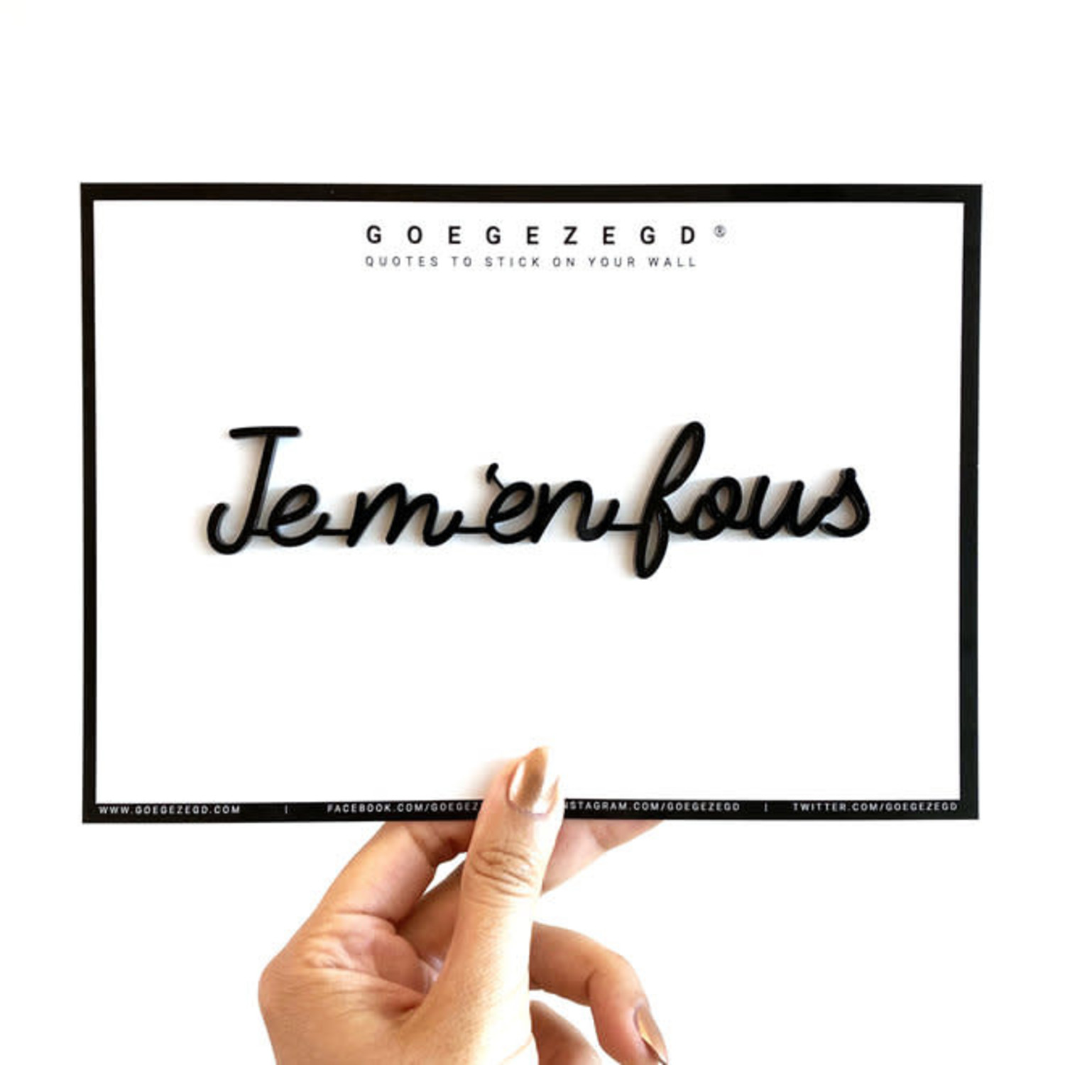 Goegezegt Citation Je M En Fous Hopono