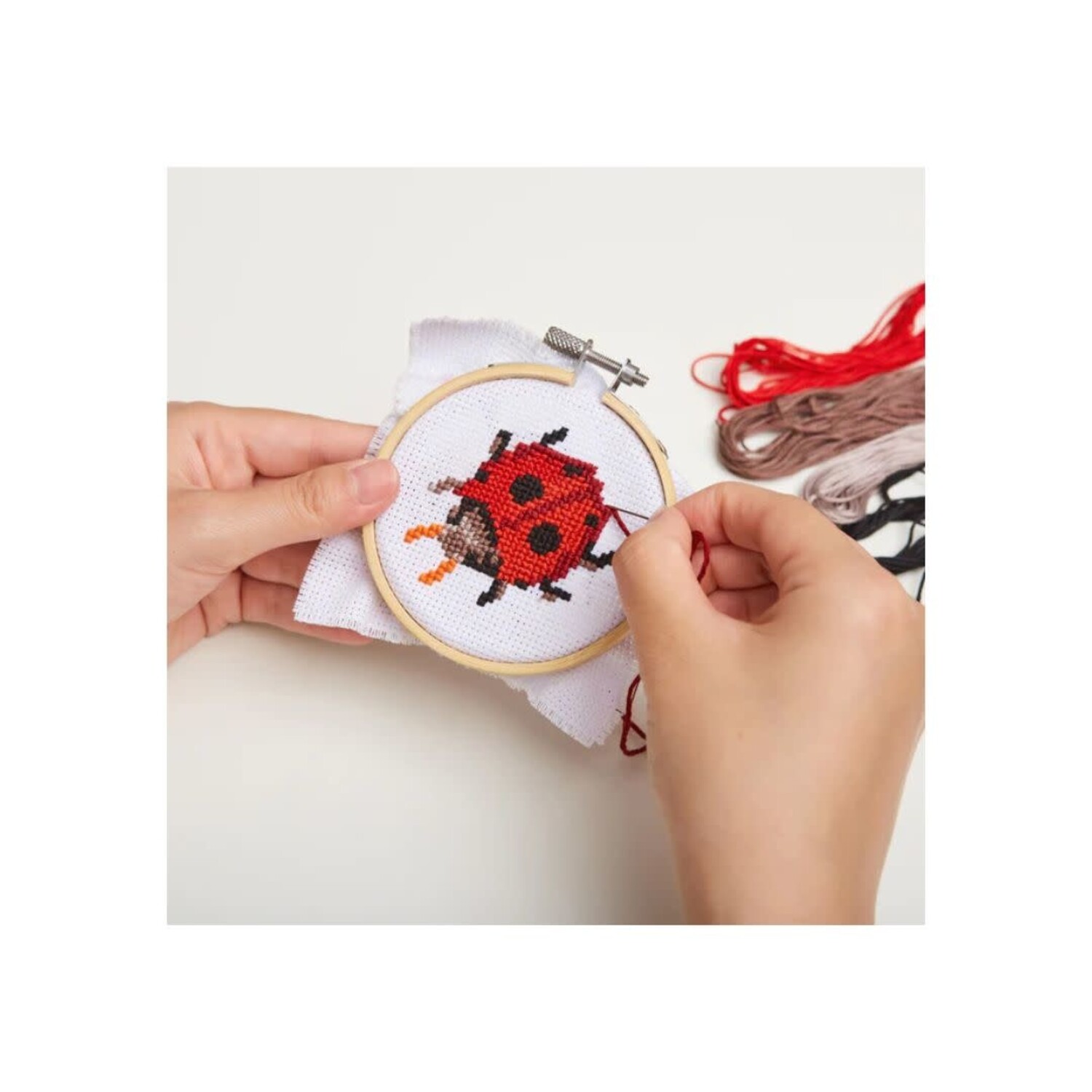 Kit de broderie Coccinelle Hopono