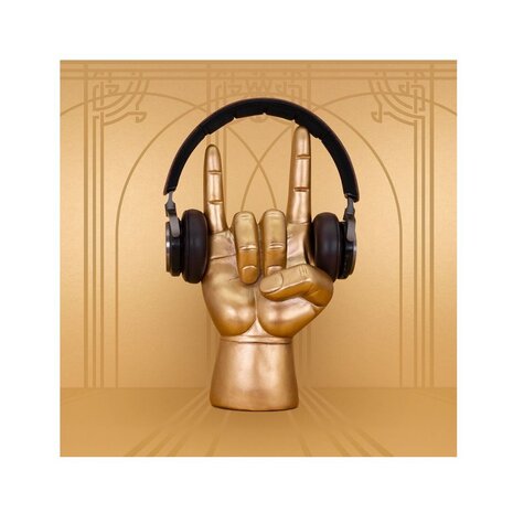 Luckies Rock on Headphone Display Stand, Gold