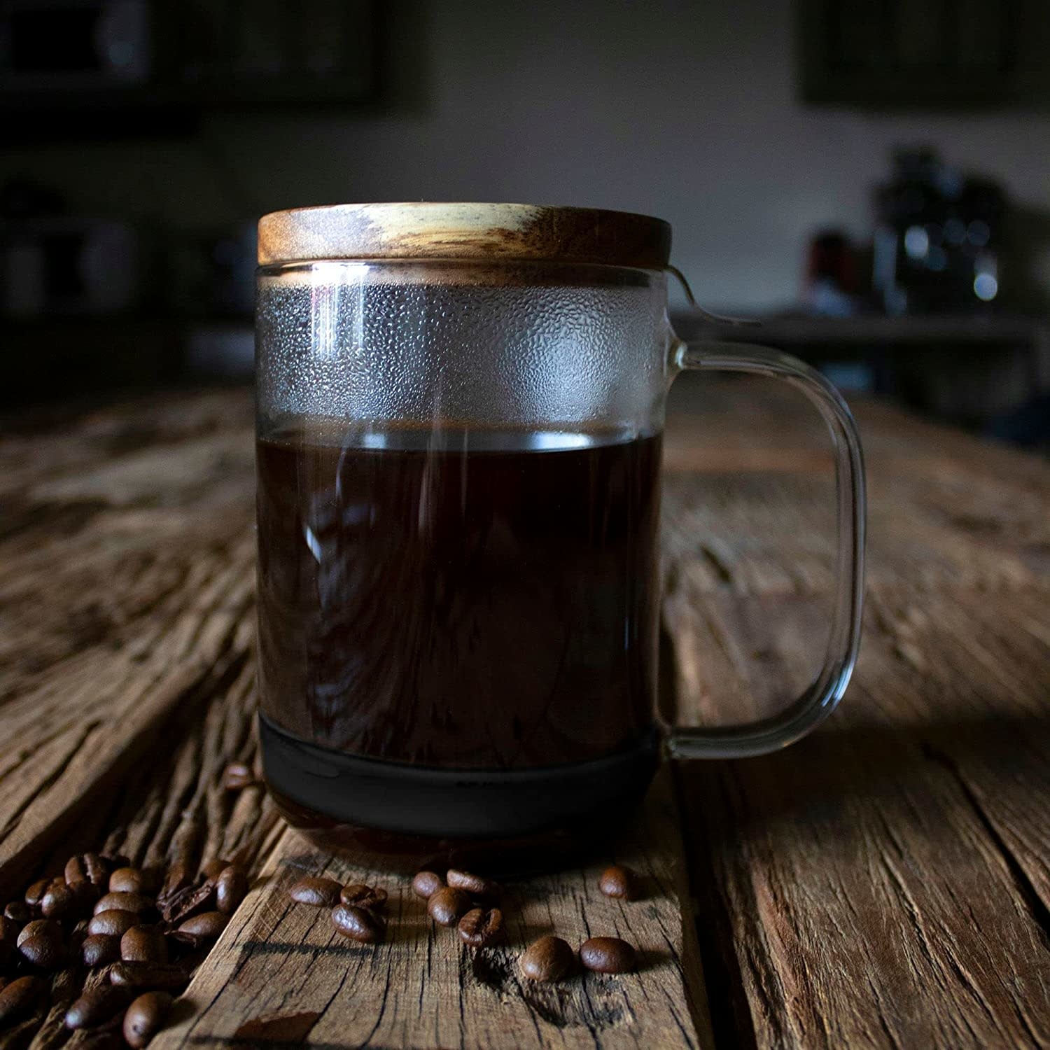 Coffee press mug Romeo 450ml hopono