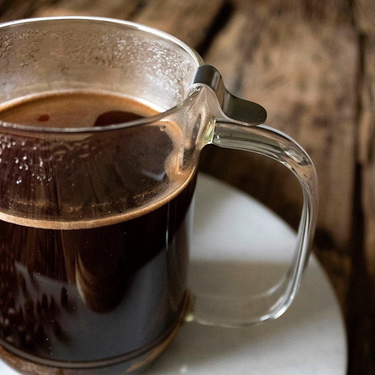Coffee press mug Romeo 450ml hopono