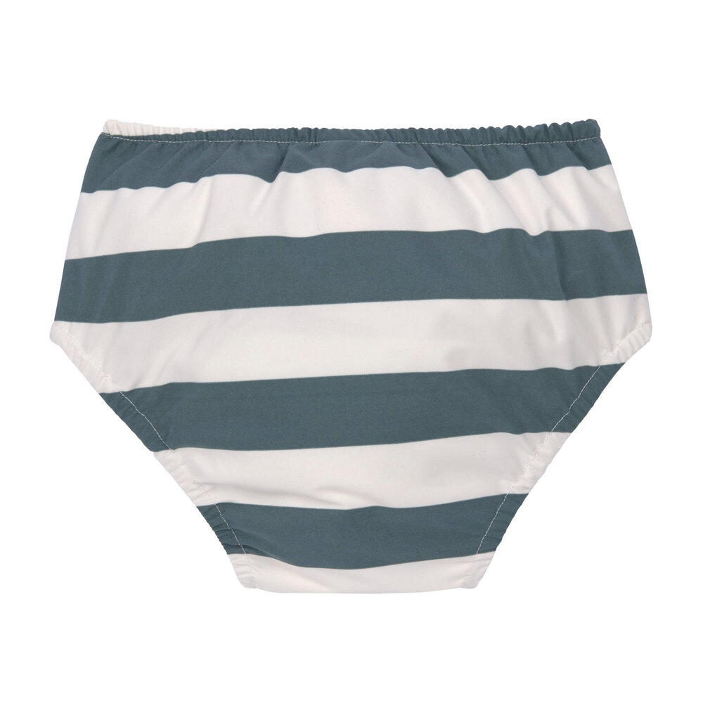 Maillot de bain couche Rayé Blanc cassé/ bleu Hopono