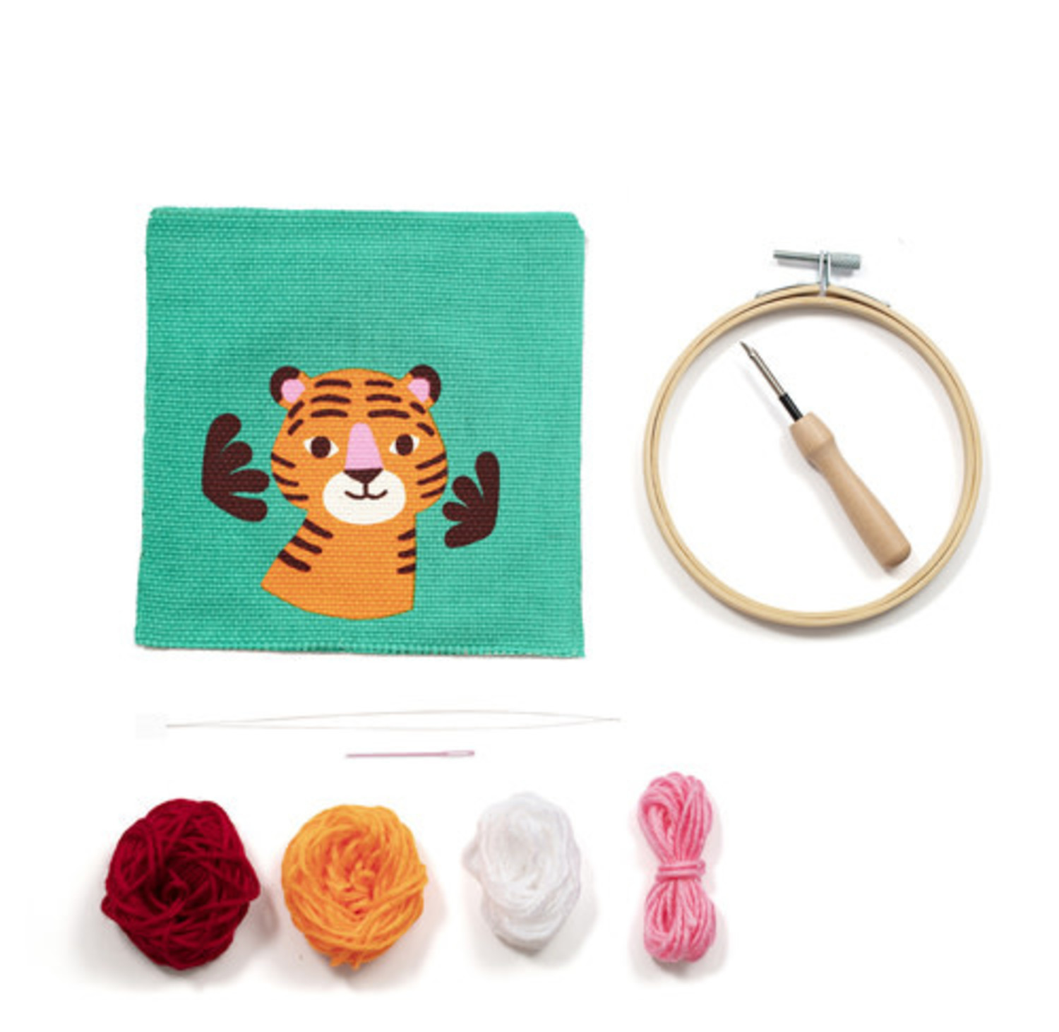 Punch Needle Kit Tiger hopono