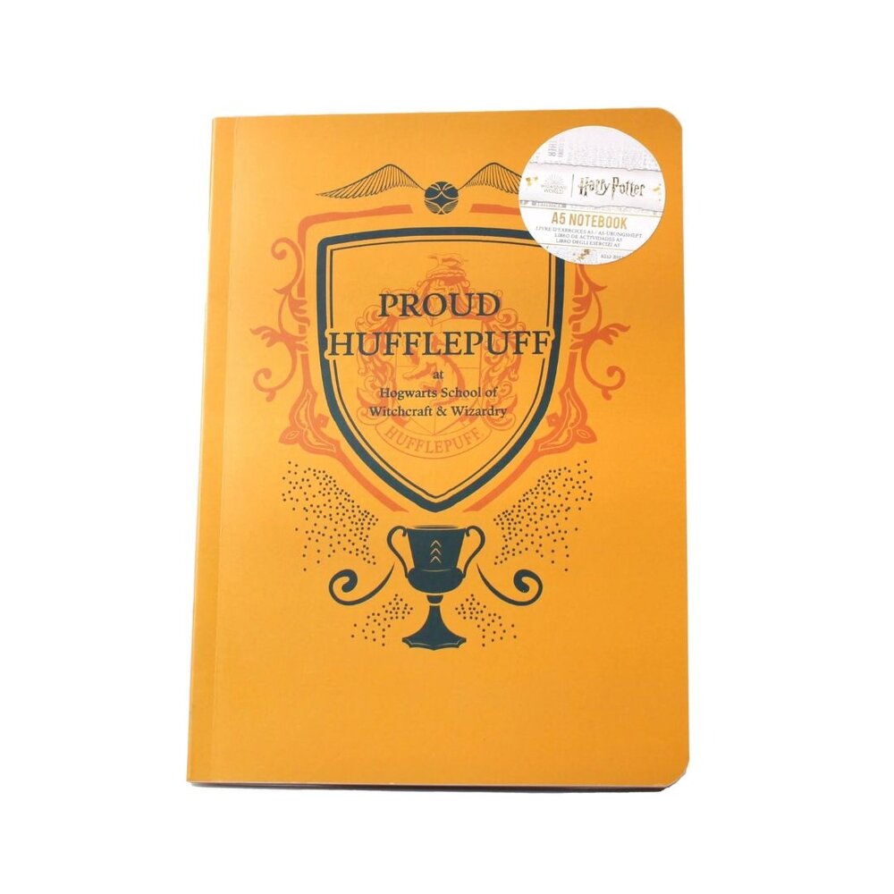 Carnet de Note Souple Proud Hufflepuff Harry Potter - Half Moon Bay - Hopono