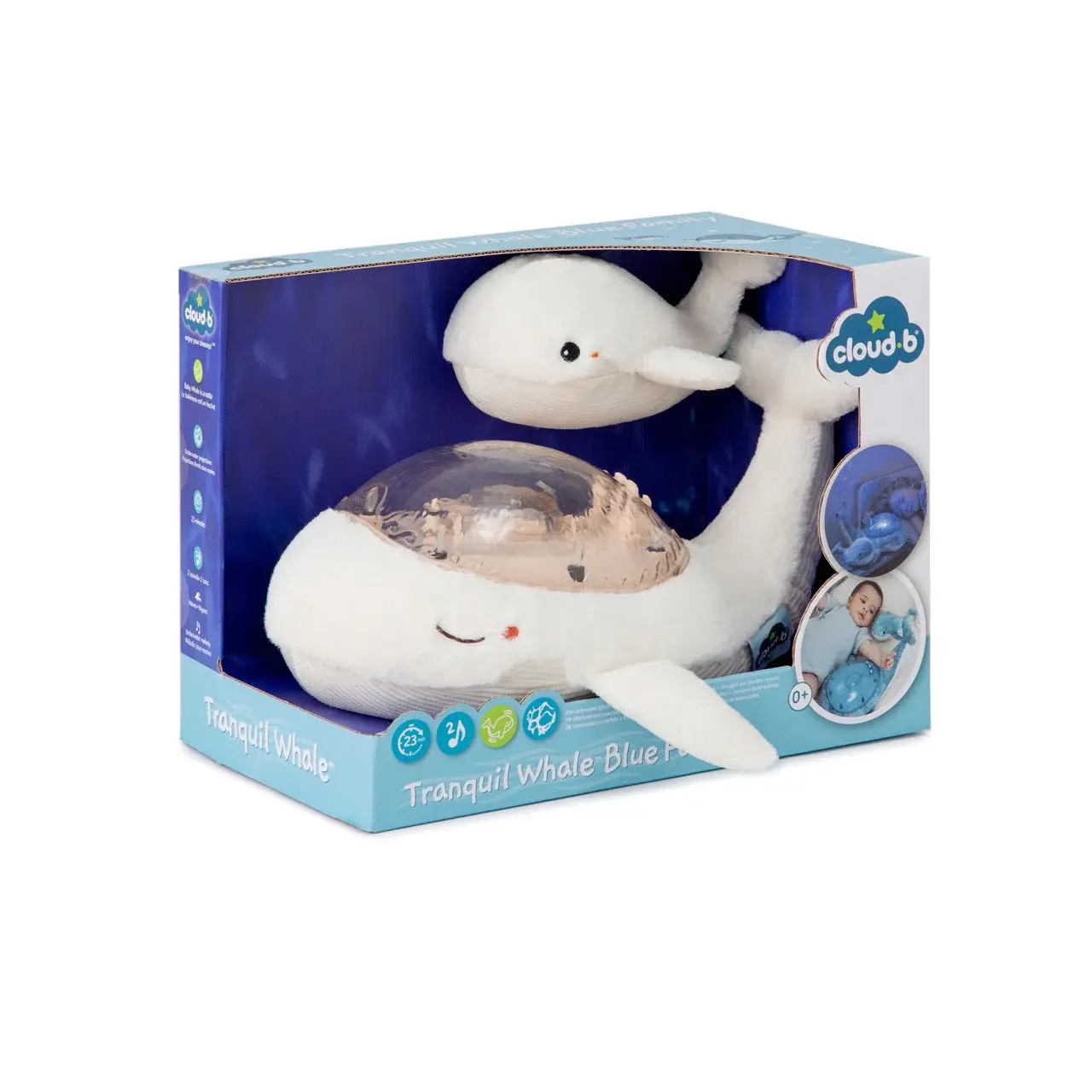 Veilleuse bébé baleine Mona rechargeable - Jolie Veilleuse