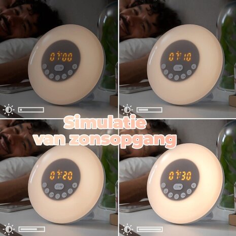 Sunrise bluetooth alarm clock - Hopono