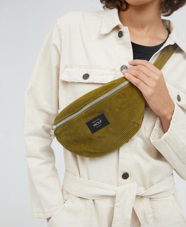 Corduroy bum deals bag