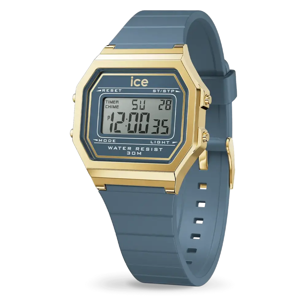 Ice Digit Retro Watch - Midnight Blue S - Ice Watch - Hopono