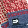 Evolg Tactile Gloves - Flower Beige, Red & Indigo - Evolg Evolg Tactile Gloves - Flower Beige, Red & Indigo - Evolg