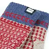 Evolg Tactile Gloves - Flower Beige, Red & Indigo - Evolg Evolg Tactile Gloves - Flower Beige, Red & Indigo - Evolg