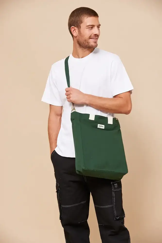 Large Tote Bag - Green Paul - Hindbag - Hopono