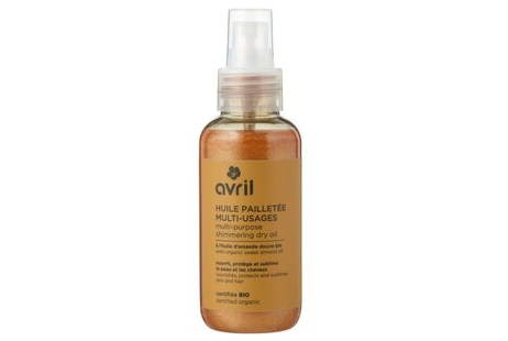 L'huile pailletée multi-usage d'Avril