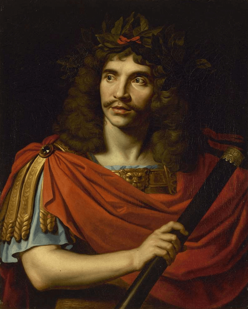 een schilderij van molière