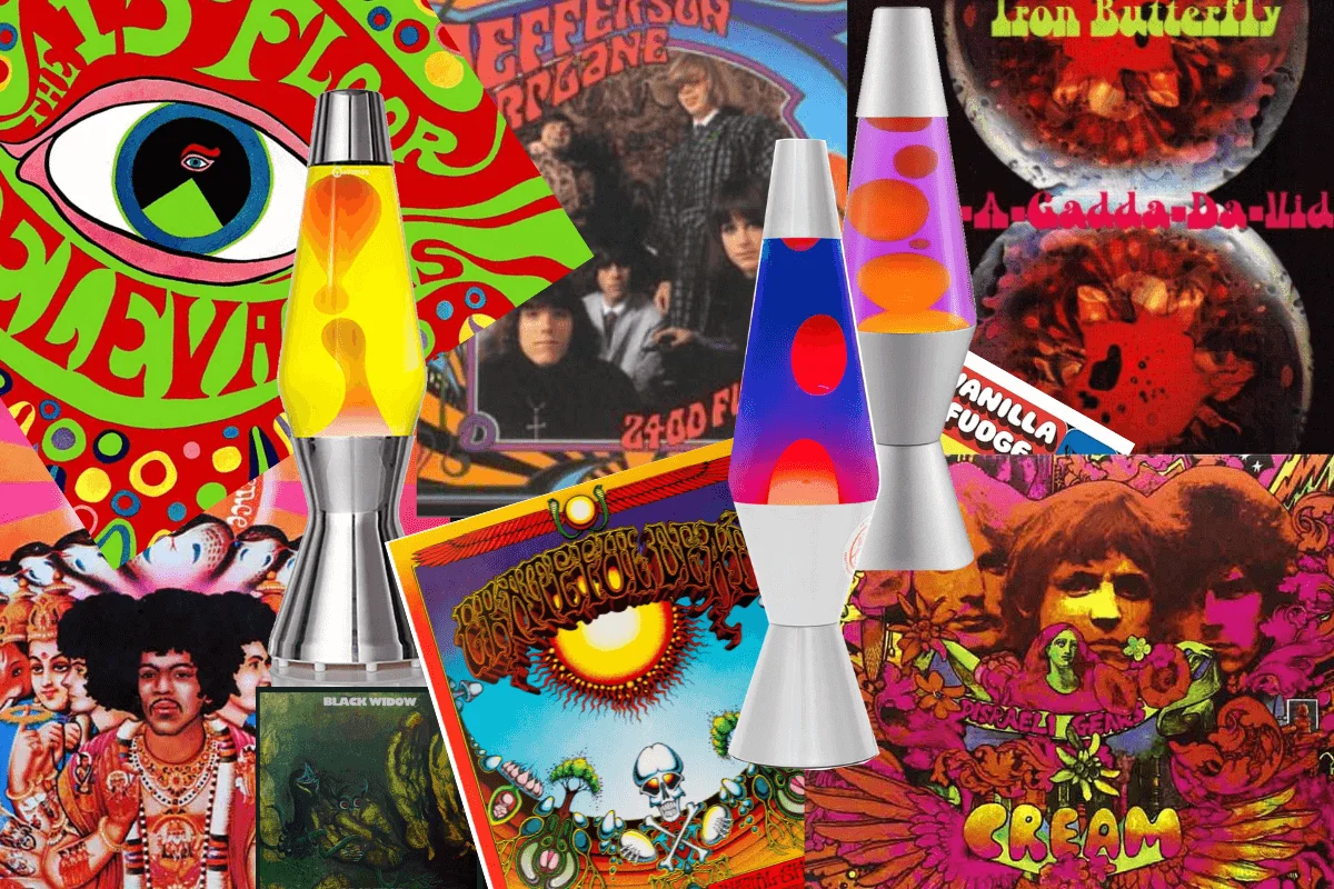 De lavalamp, symbool van pschededelisme