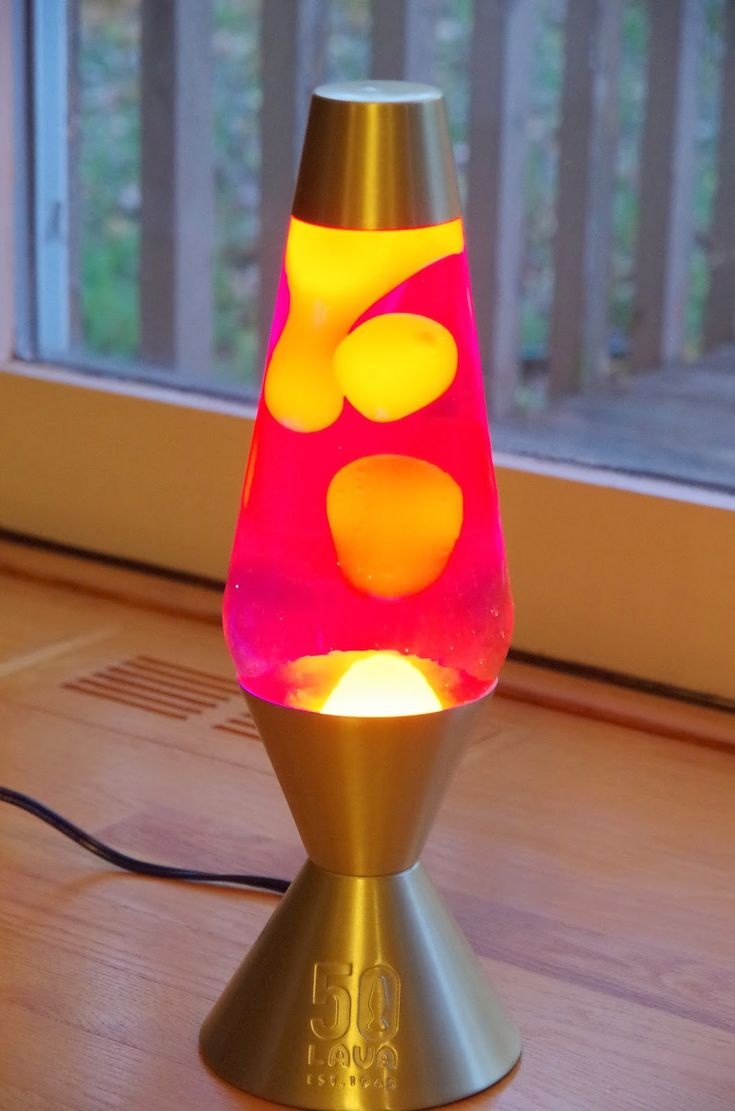 Une belle lampe à lave