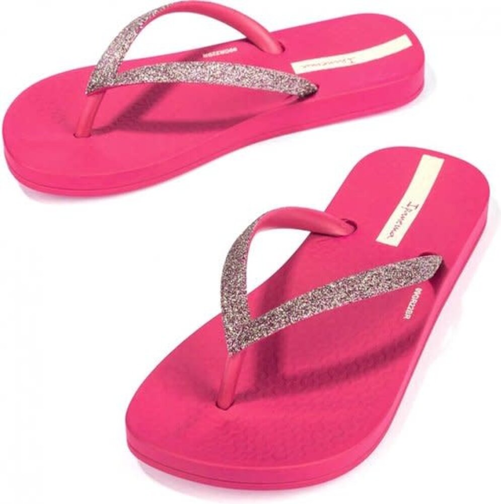 Anatomic Lolita Kids Flip Flops - Pink Glitter - Ipanema - Hopono