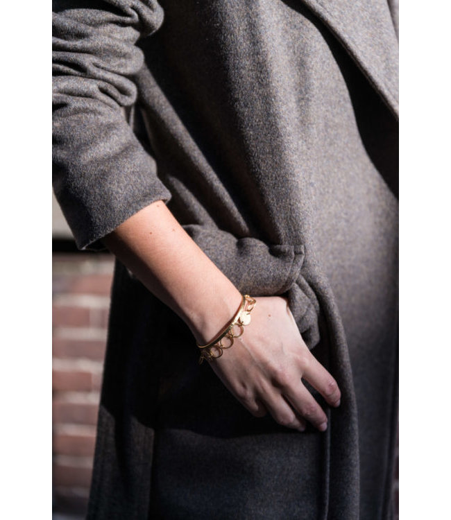 Armband grote ronde schakel