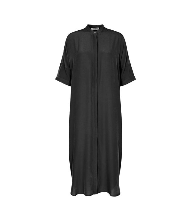 Co'couture Sunrise Tunic Shirt Dress Black