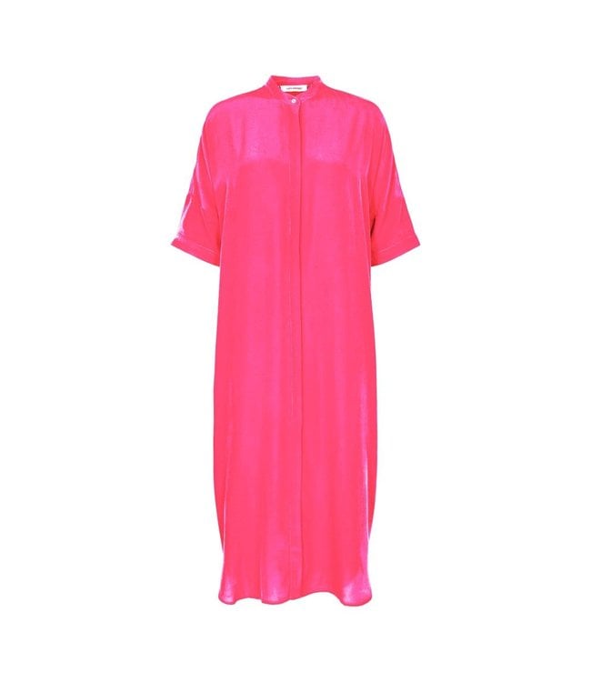 Co'couture Sunrise Tunic Shirt Dress Pink