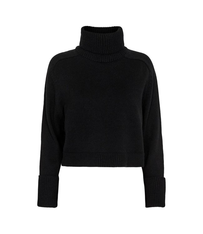 Co'couture Mero Crop Knit Black