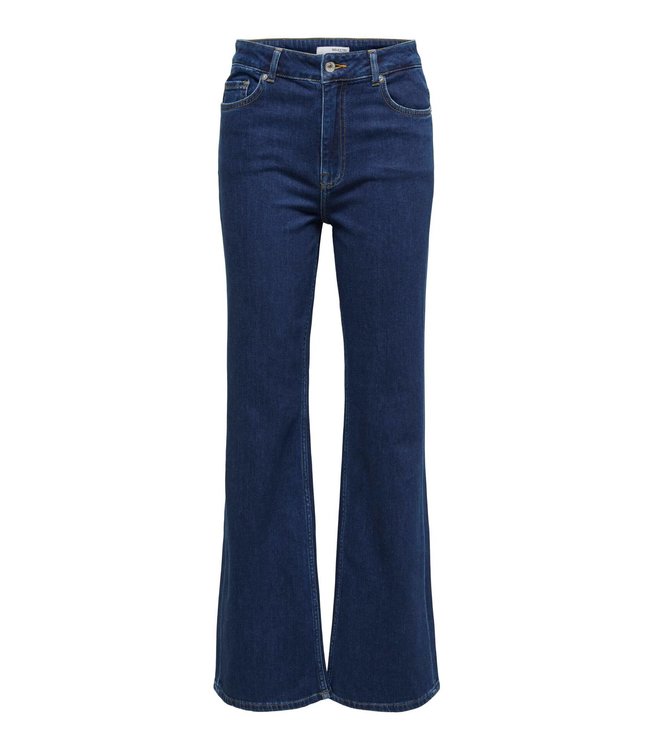 SLFBrigitte HW Dark Blue Bootcut Jeans