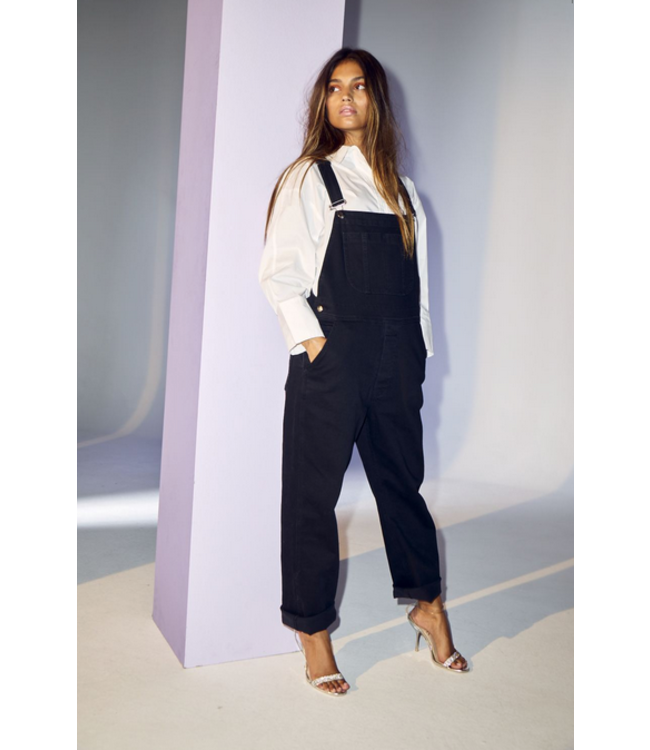Darin Black Denim Overall