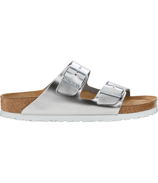 Birkenstock Arizona NL SFB Metallic Silver Narrow