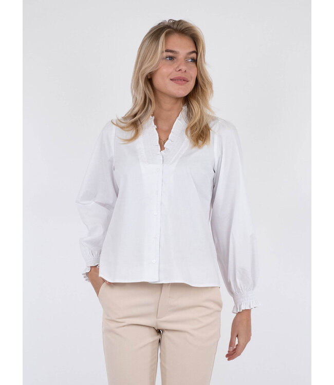 Neo Noir Brielle Solid Shirt White