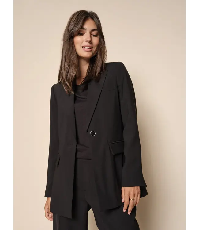 Mos Mosh Bine Leia Blazer Slate Black