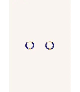 by-bar Loops earring - Blue