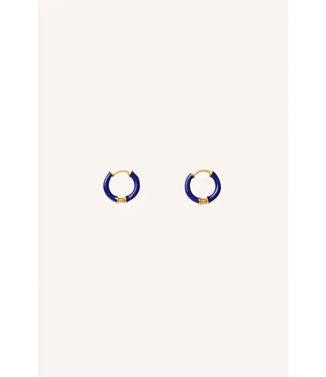 Loops earring - Blue