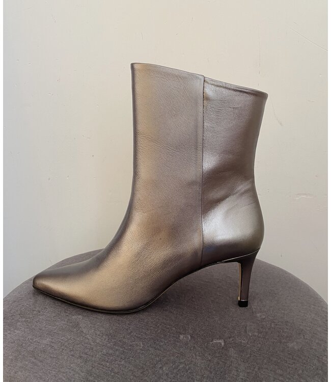 Denise Metallic Boot Silver