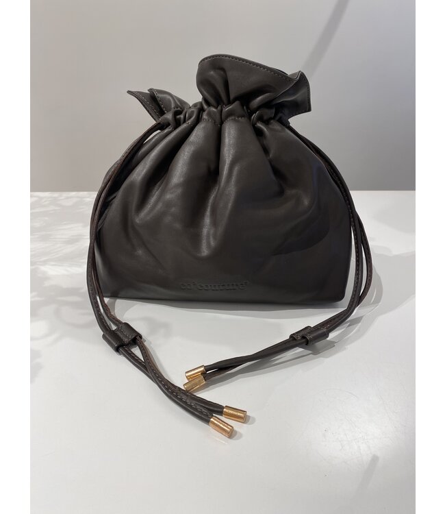 PhoebeCC mini Tie bag - Brown