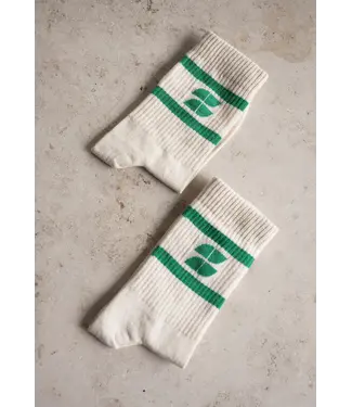 by-bar Logo uni Sock - Spring green