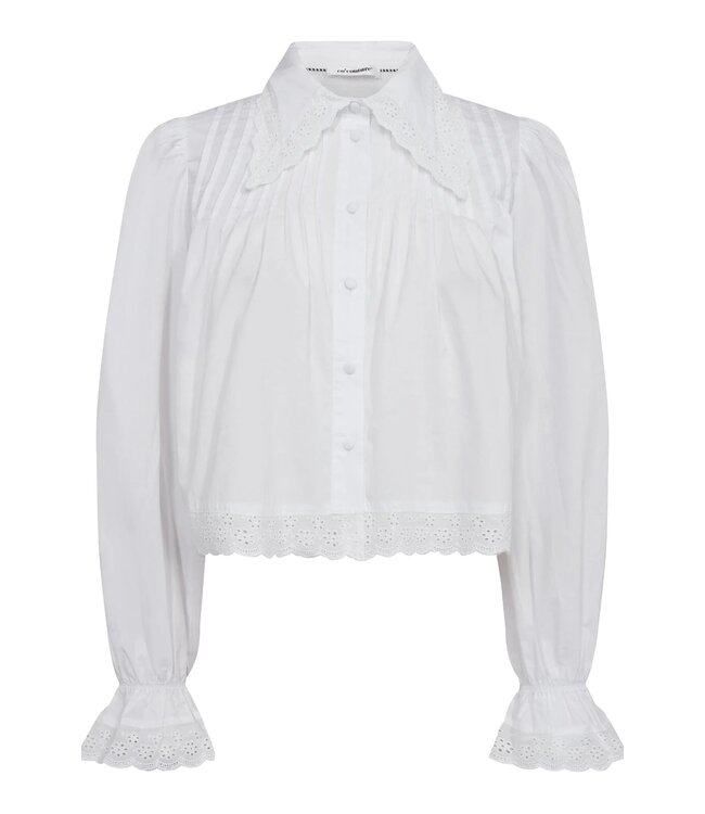 Co'couture Primacc Anglaise shirt - White