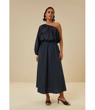 by-bar Juta poplin skirt - Midnight