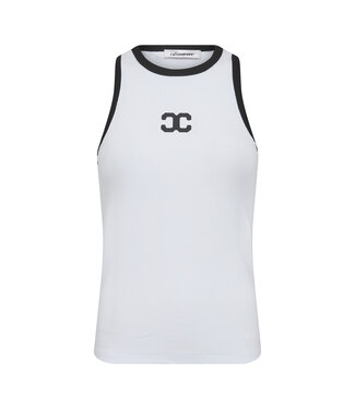 Co'couture Saharacc CC Tank top - Whiteblack