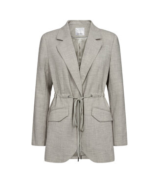 Co'couture WinnieCC Tie String Blazer - Stone