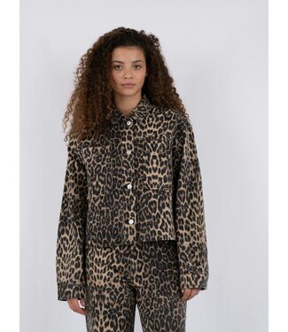 Neo Noir Emilia Leopard Jacket - Neo Noir