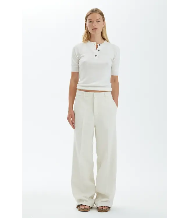 Selma Pants Cool Wool - Off White