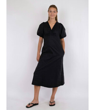 Neo Noir Ilana Poplin Dress - Black