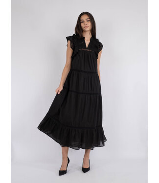Neo Noir Ankita Long Dress - Black