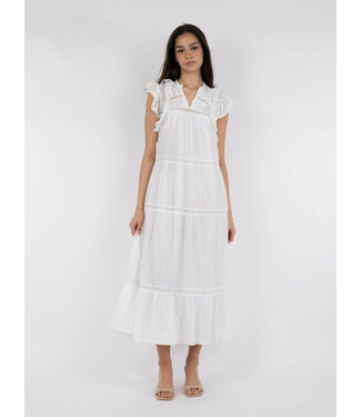 Neo Noir Ankita Voile Dress - White